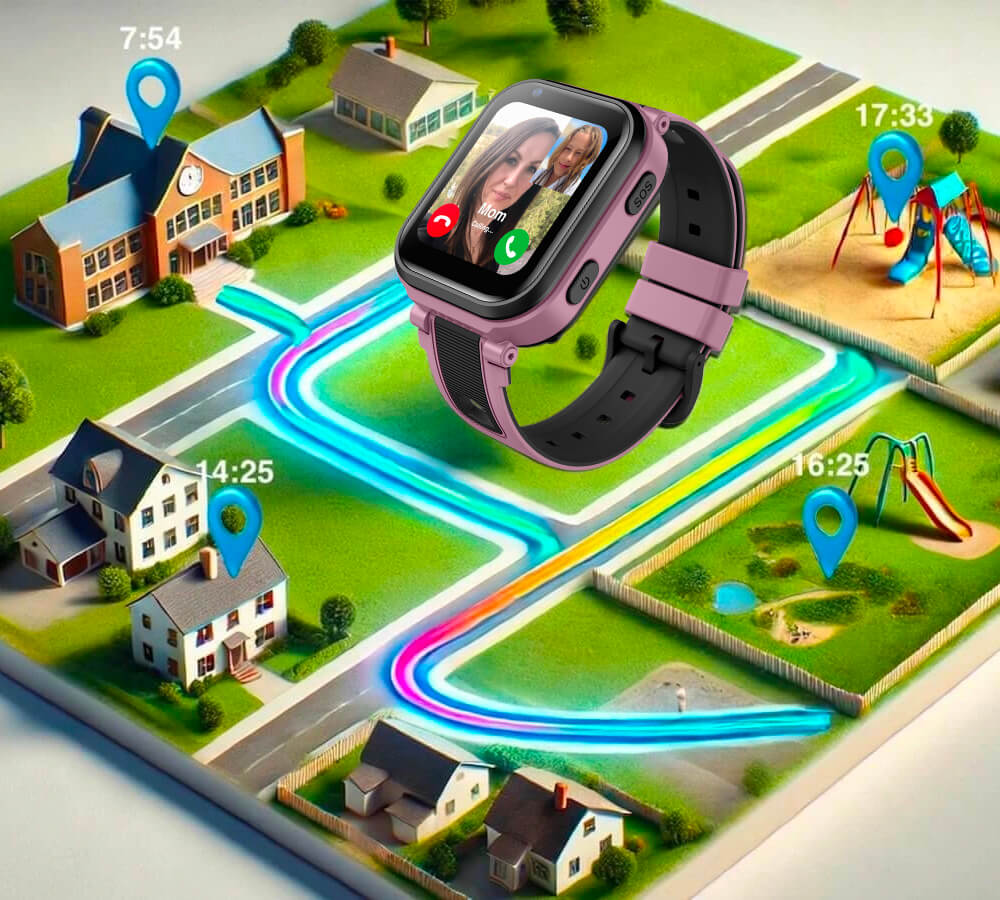 Carneo GuardKid+ 4G ULTRA 2 localizare roz